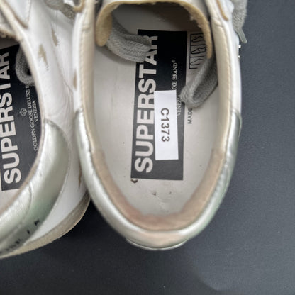 Golden Goose Superstar - Blanc Argent Beige C1373