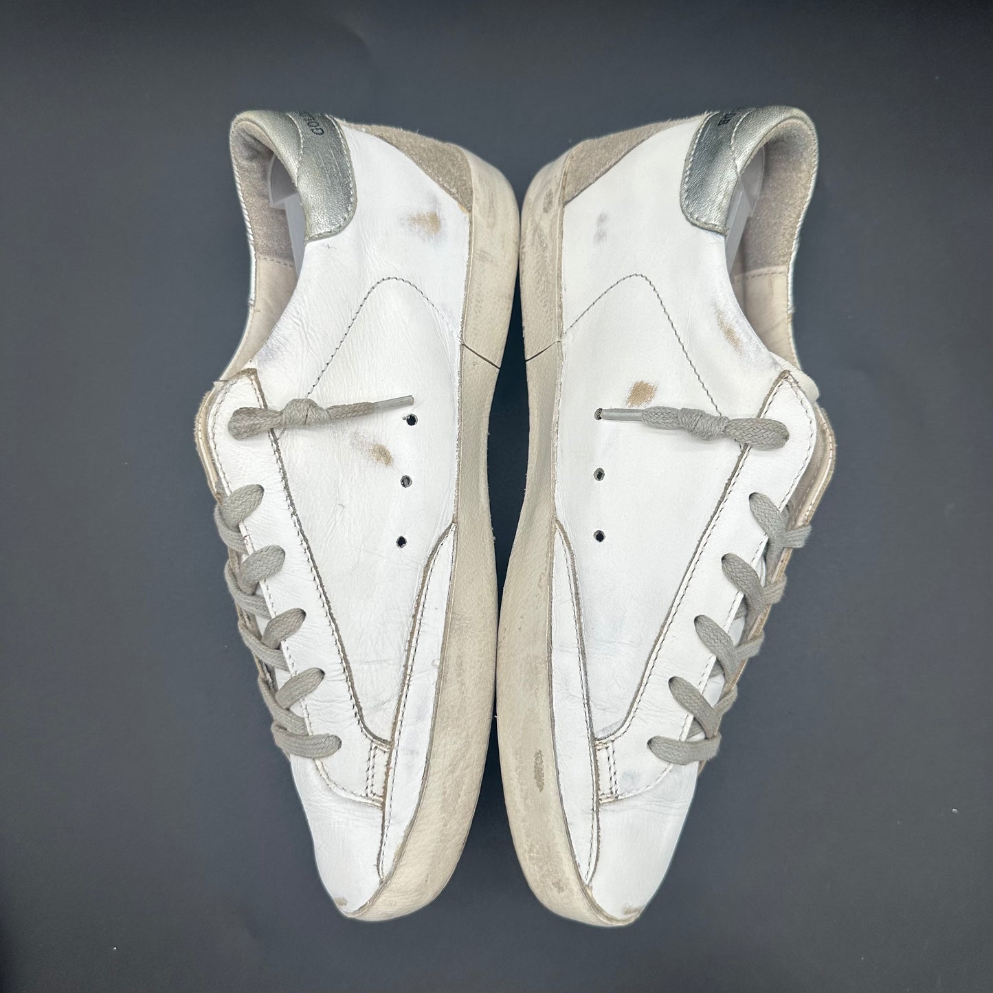 Golden Goose Superstar - Blanc Beige Argent C1232