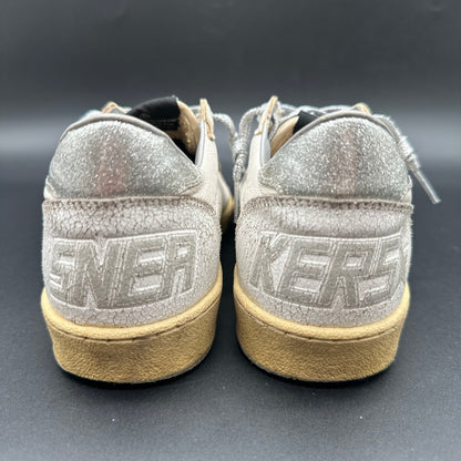 Golden Goose Ballstar - Blanc Argent Paillettes C1306