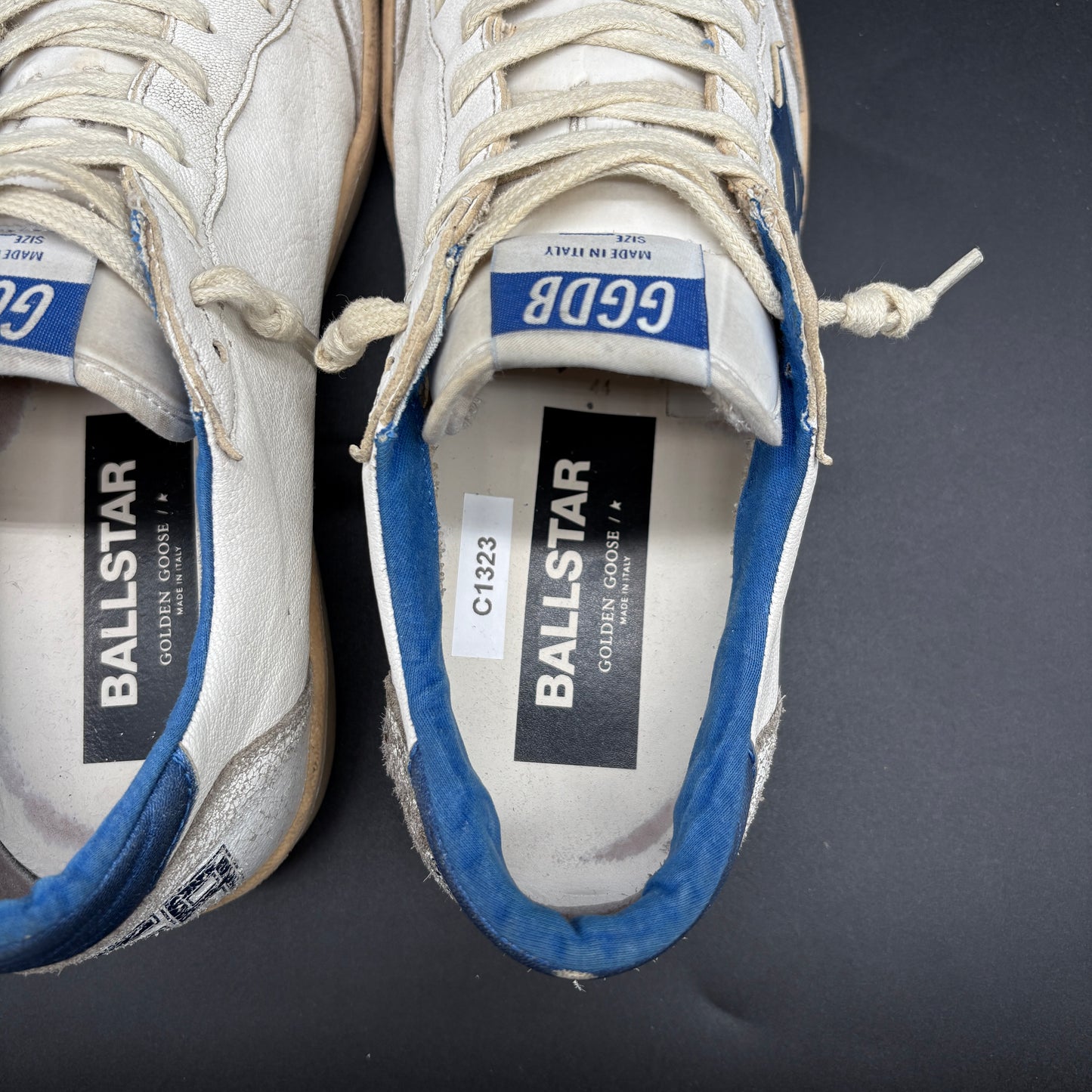 Golden Goose Ballstar - Blanc Bleu C1323
