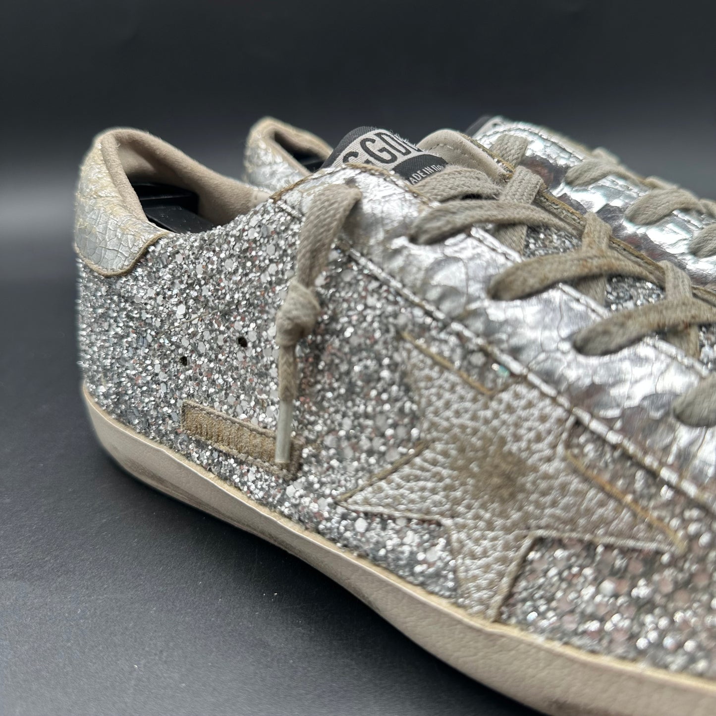Golden Goose Superstar - Argent Paillettes C1407