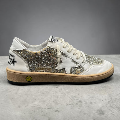 Golden Goose Ballstar - Blanc Paillettes C1112