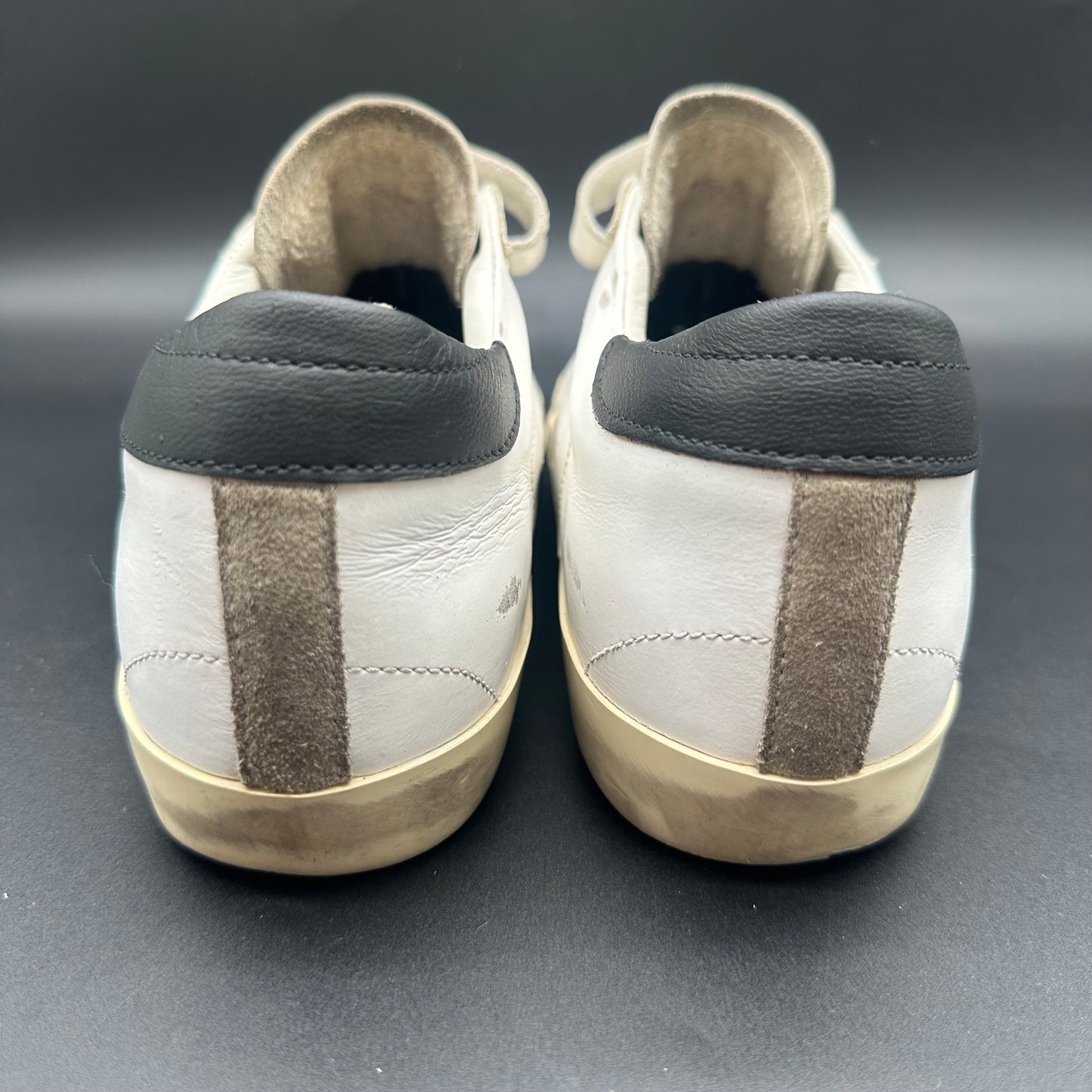 Golden Goose Old-School - Blanc Noir Beige C1295