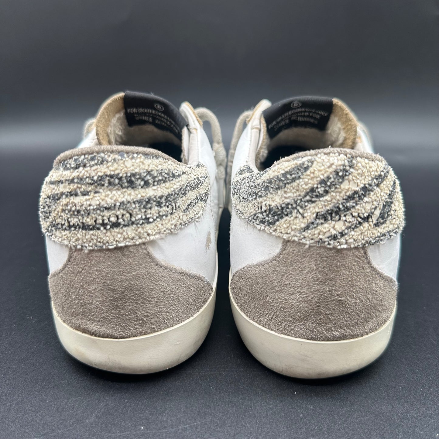 Golden Goose Superstar - Blanc Zèbre Léopard J015