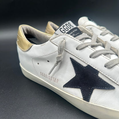 Golden Goose Superstar - Blanc Noir Or J018