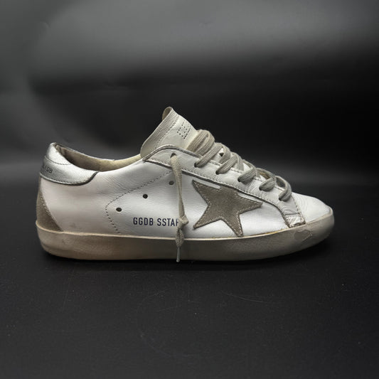 Golden Goose Superstar - Blanc/ Argent ▫️
