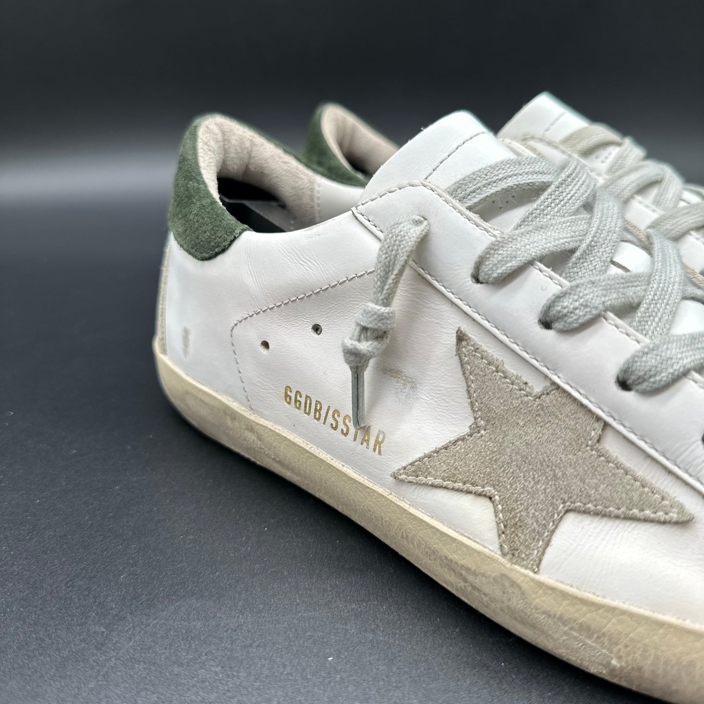 Golden Goose Superstar - Blanc Vert Beige C1313