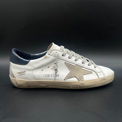 Golden Goose Superstar - Blanc Bleu Beige C1376