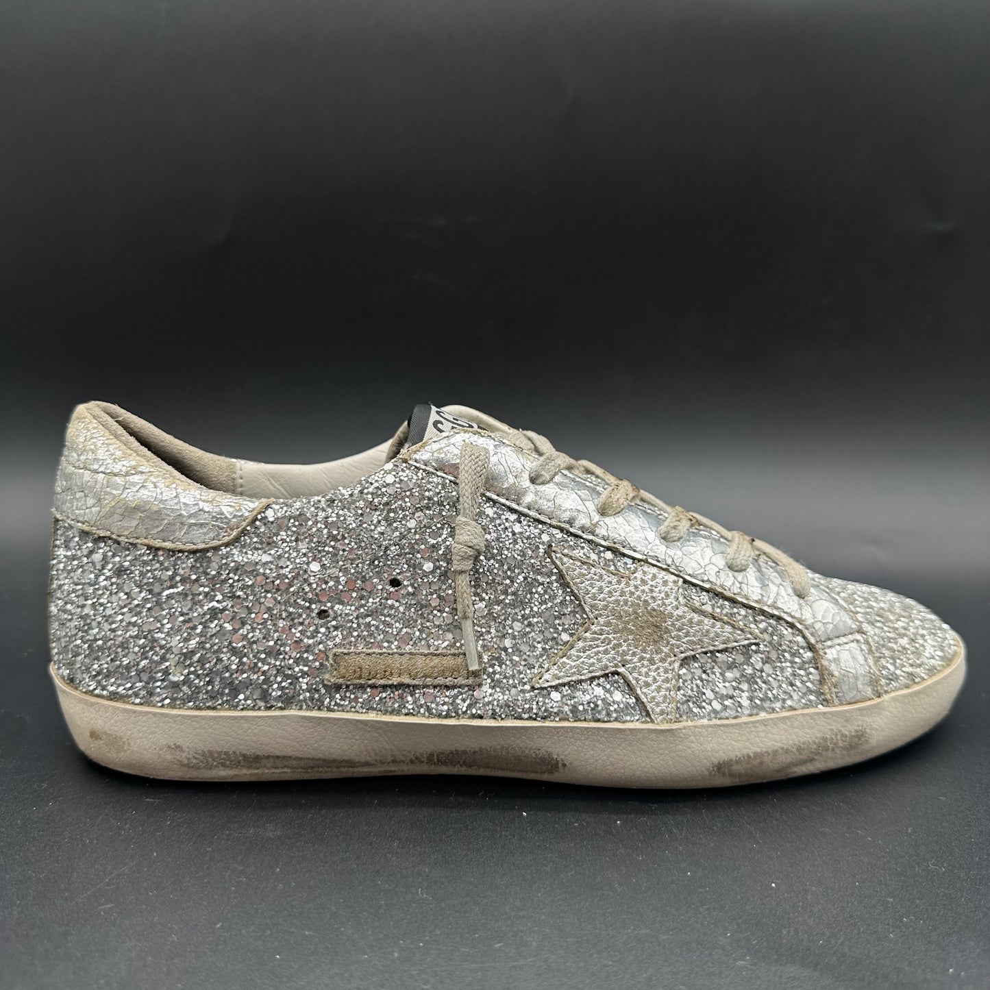Golden Goose Superstar - Argent Paillettes C1407