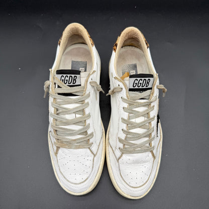 Golden Goose Ballstar - Blanc Noir Léopard J014