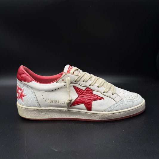 Golden Goose Ballstar - Blanc Rouge