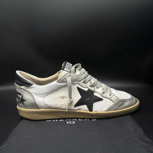 Golden Goose Ballstar - Blanc Argent Noir