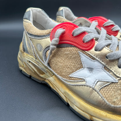 Golden Goose Dad-Star - Or Rouge Gris K30