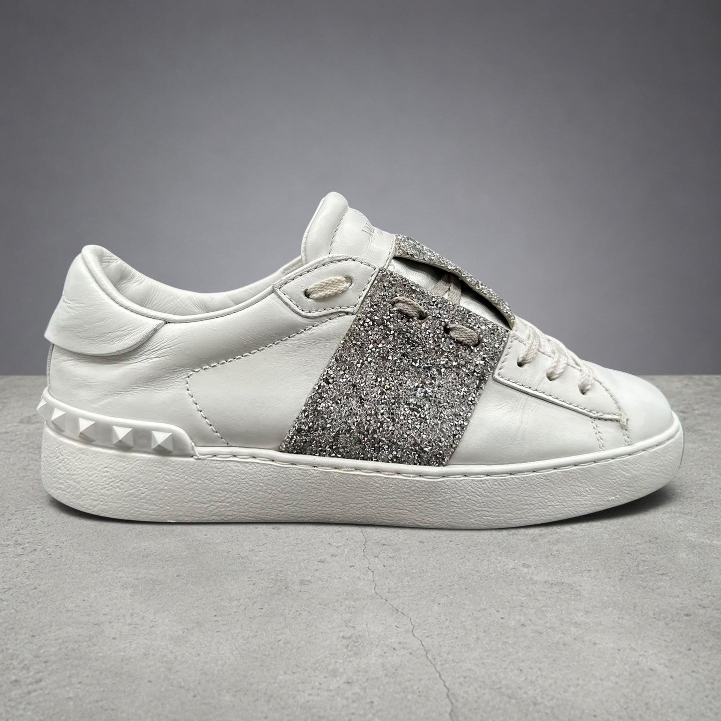 Valentino Open - Blanc Paillettes C1348