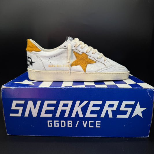 Golden Goose Ballstar - Blanc/Jaune◾️