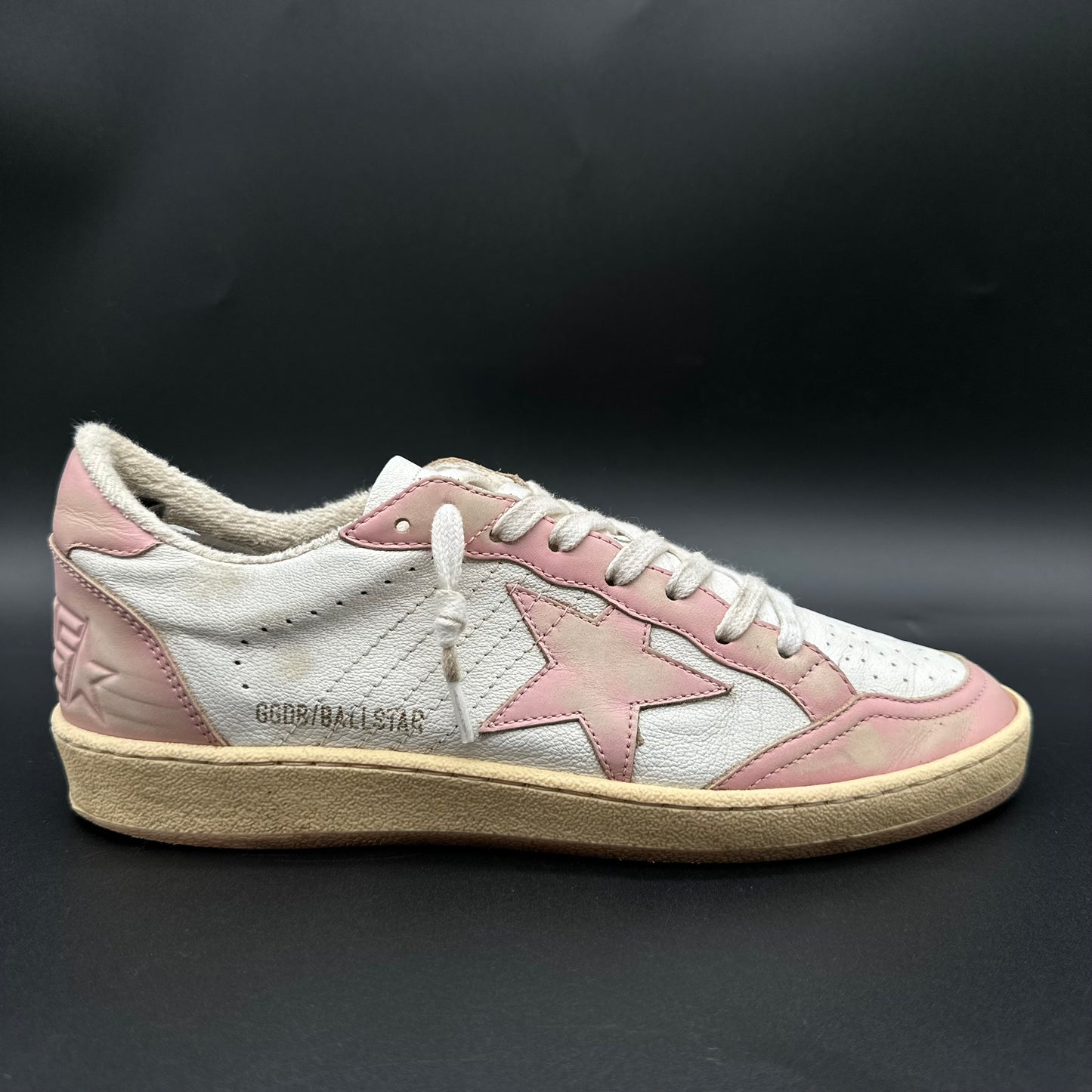 Golden Goose Ballstar - Blanc Rose C1337