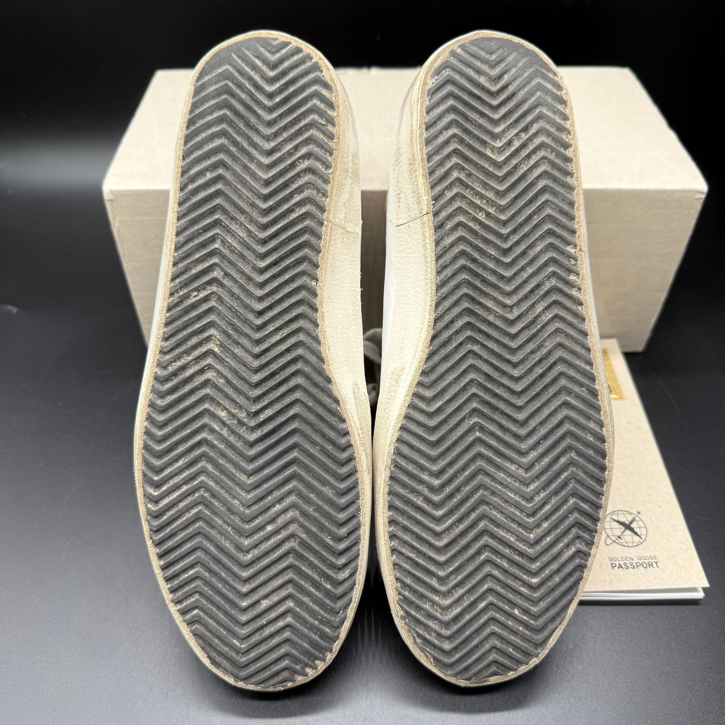 Golden Goose Superstar - Blanc Rose Paillette Noir