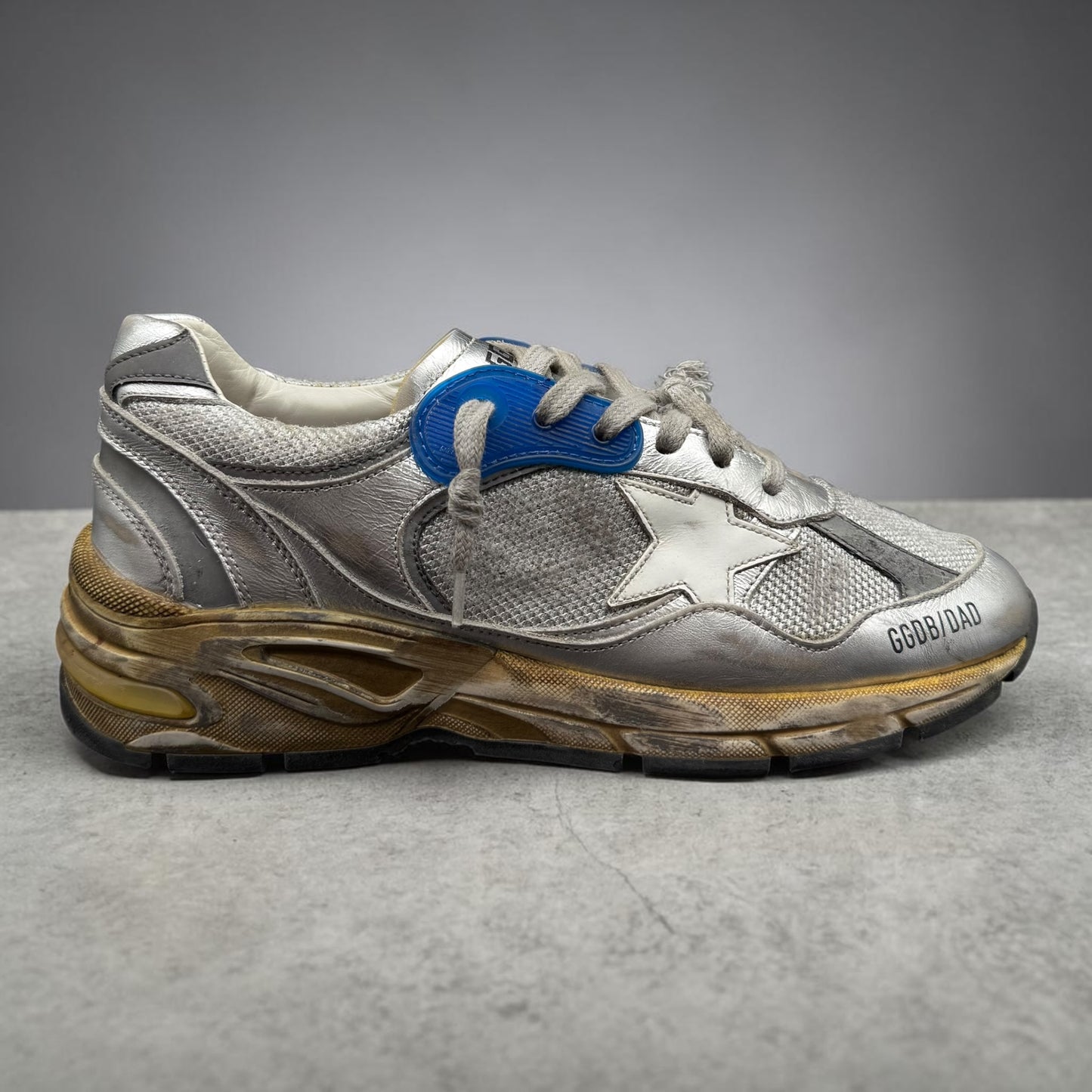 Golden Goose Dad-Star Argenté C954