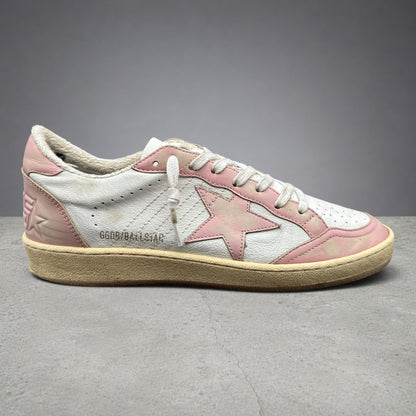 Golden Goose Ballstar - Blanc Rose C1337