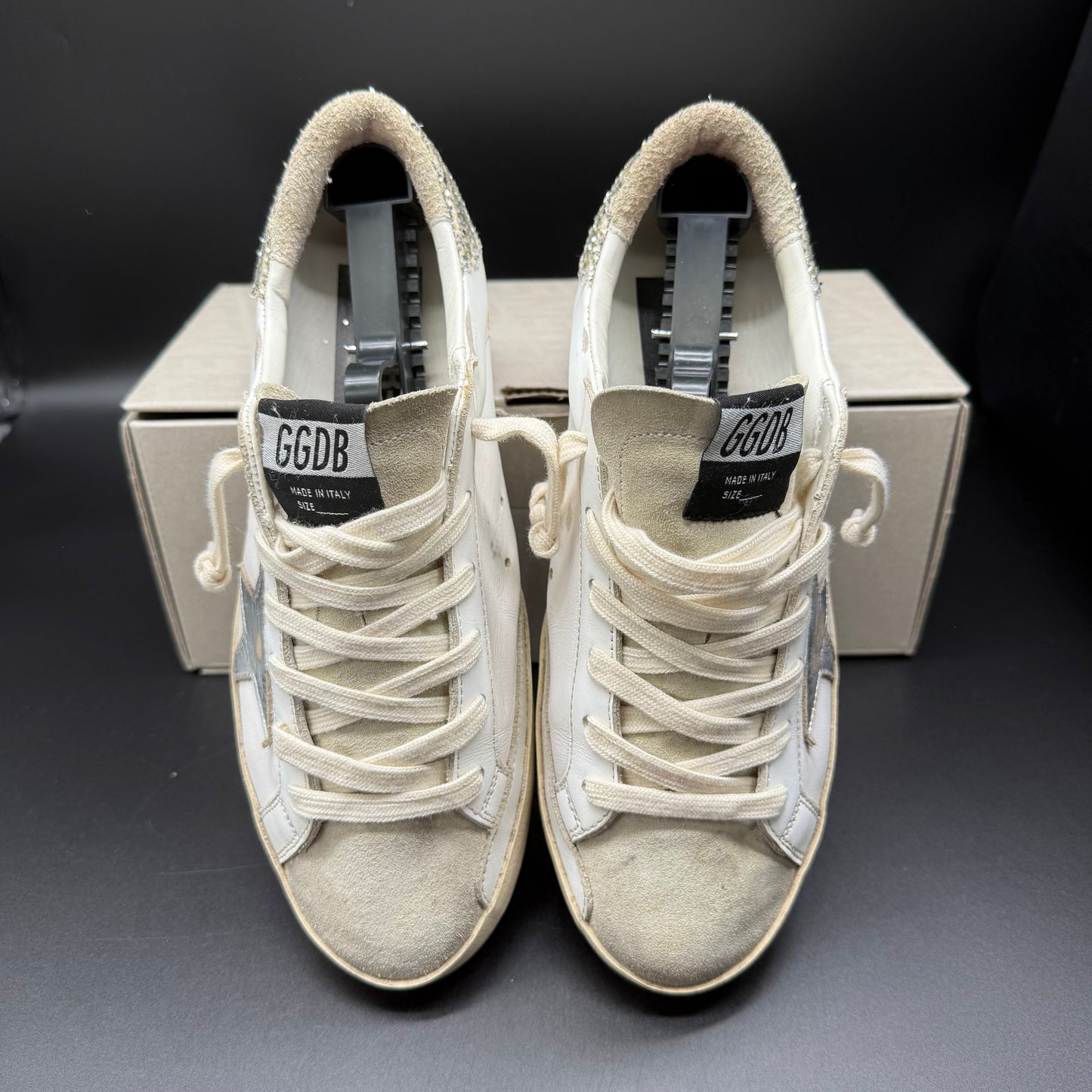 Golden Goose Superstar - Beige Argenté