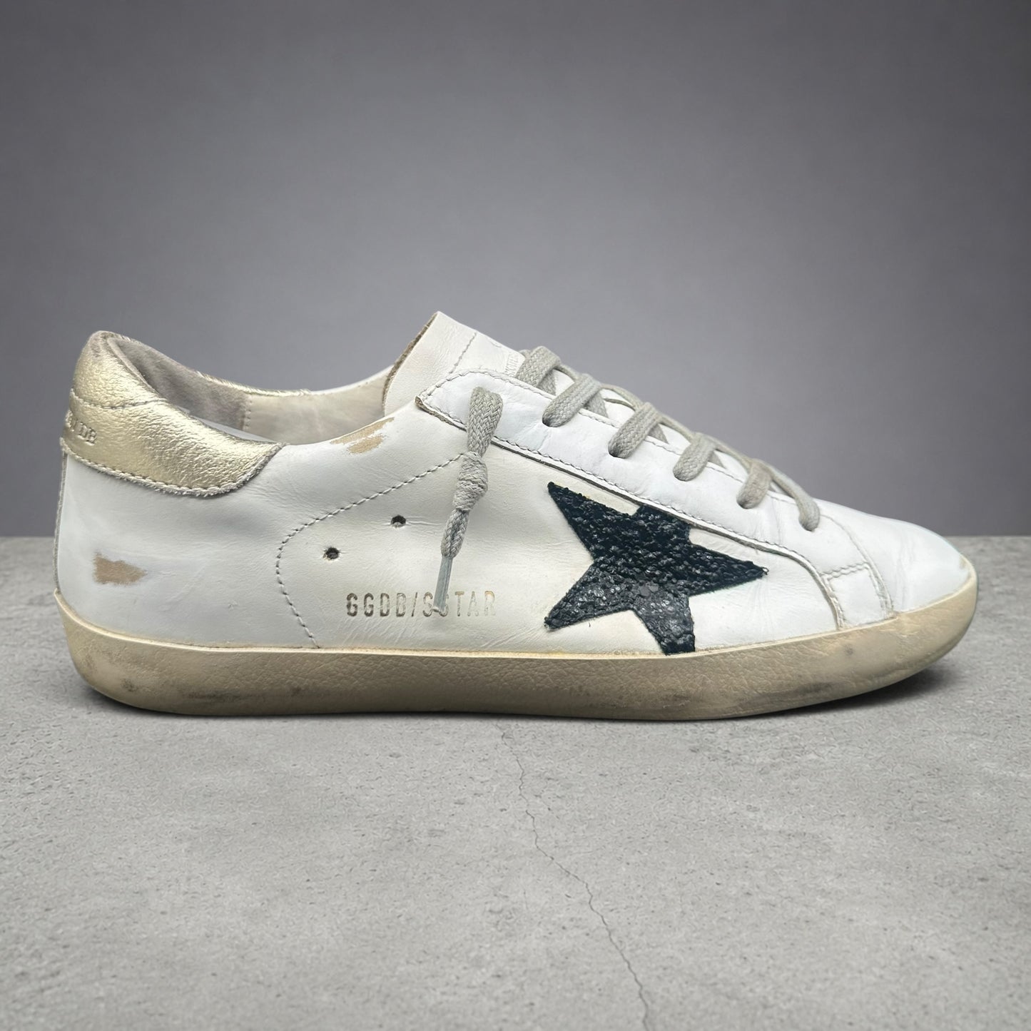 Golden Goose Superstar - Blanc Noir Or C1282