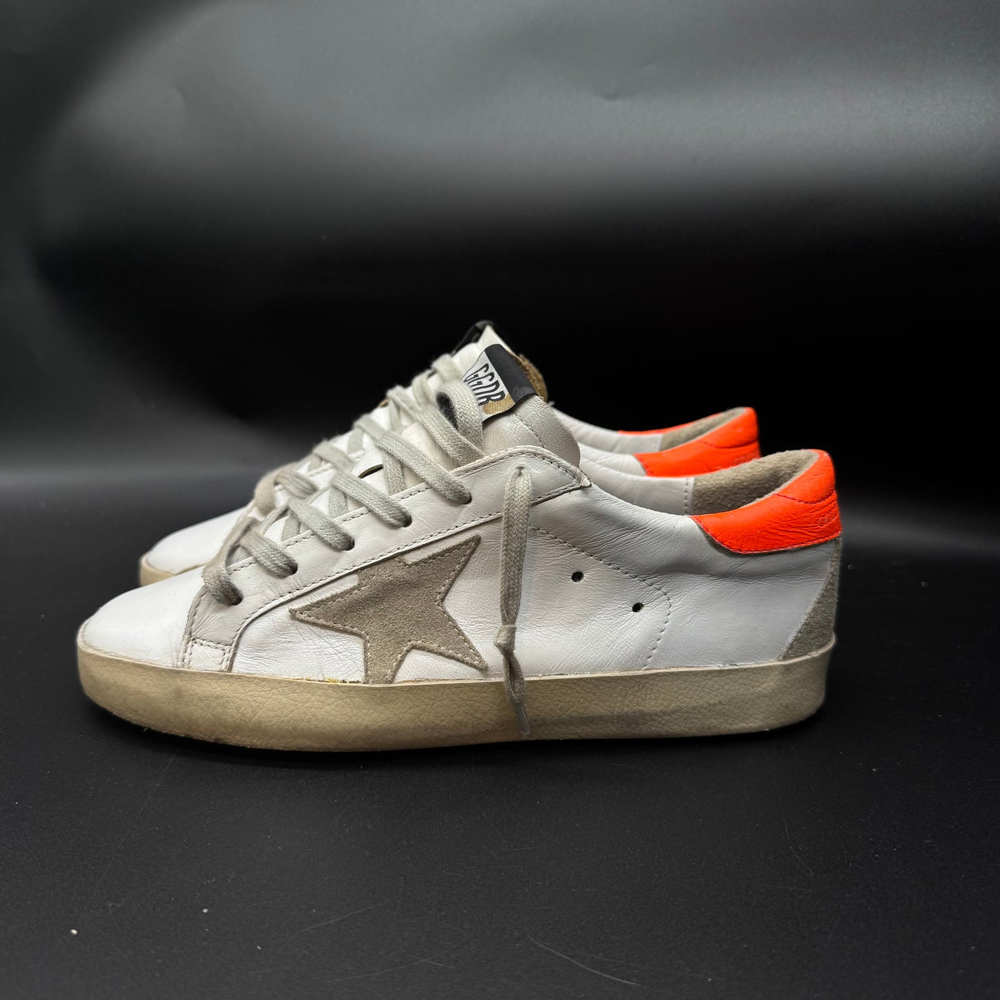Golden Goose Superstar - Blanc/ Orange ▫️