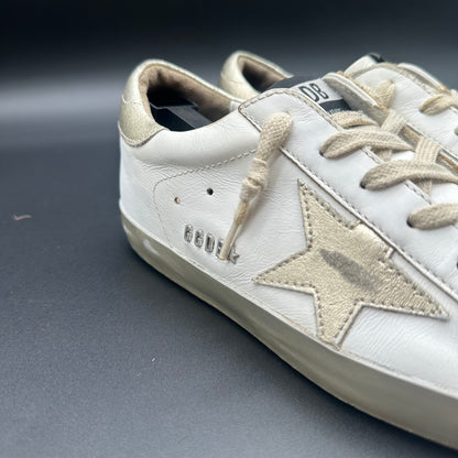 Golden Goose Superstar - Blanc Or C1215