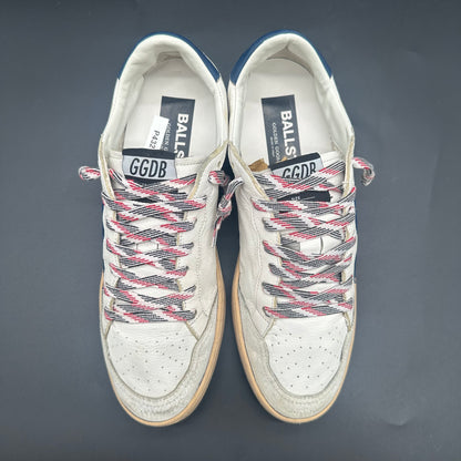 Golden Goose Ballstar - Blanc Bleu P432