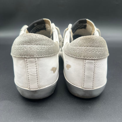 Golden Goose Superstar - Blanc Argent C1429