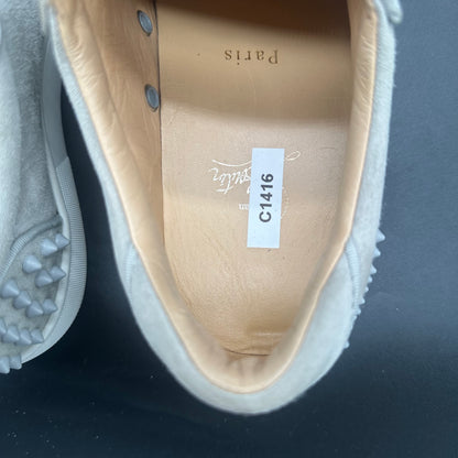 Louboutin Junior Spikes - Gris Blanc C1416