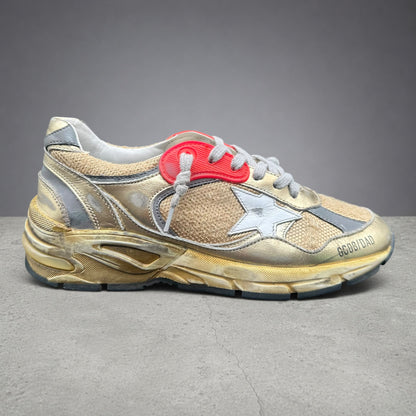 Golden Goose Dad-Star - Or Rouge Gris K30