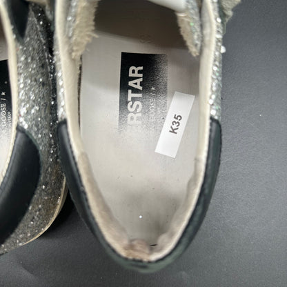 Golden Goose Superstar - Noir Léopard Argent Paillettes K35