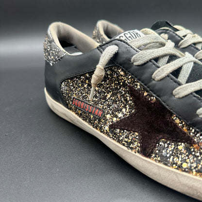 Golden Goose Superstar - Noir Paillettes J002