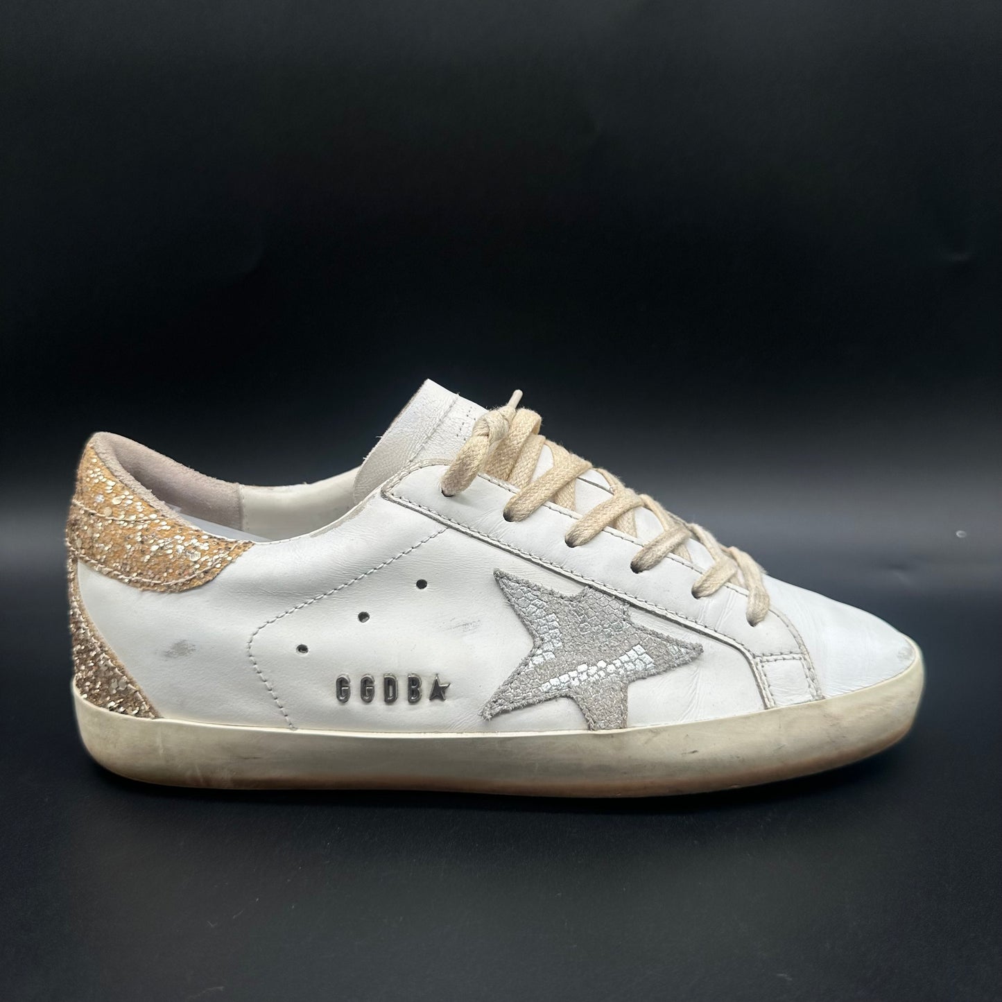 Golden Goose Superstar - Blanc Argent Paillettes C1190