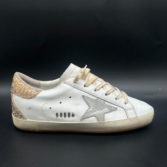 Golden Goose Superstar - Blanc Argent Paillettes C1190