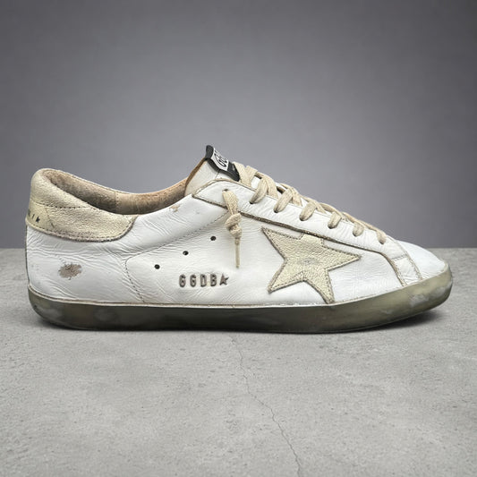 Golden Goose Superstar - Blanc Or C1237