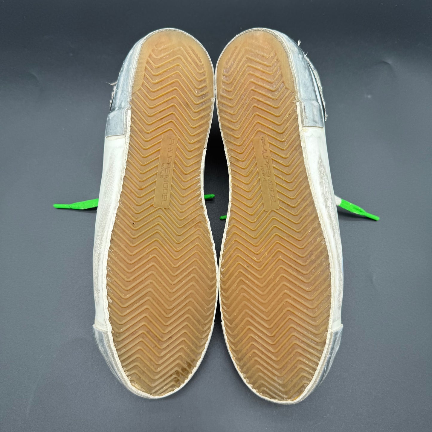 Philippe Model PRSX - Blanc Vert Kaki C1466