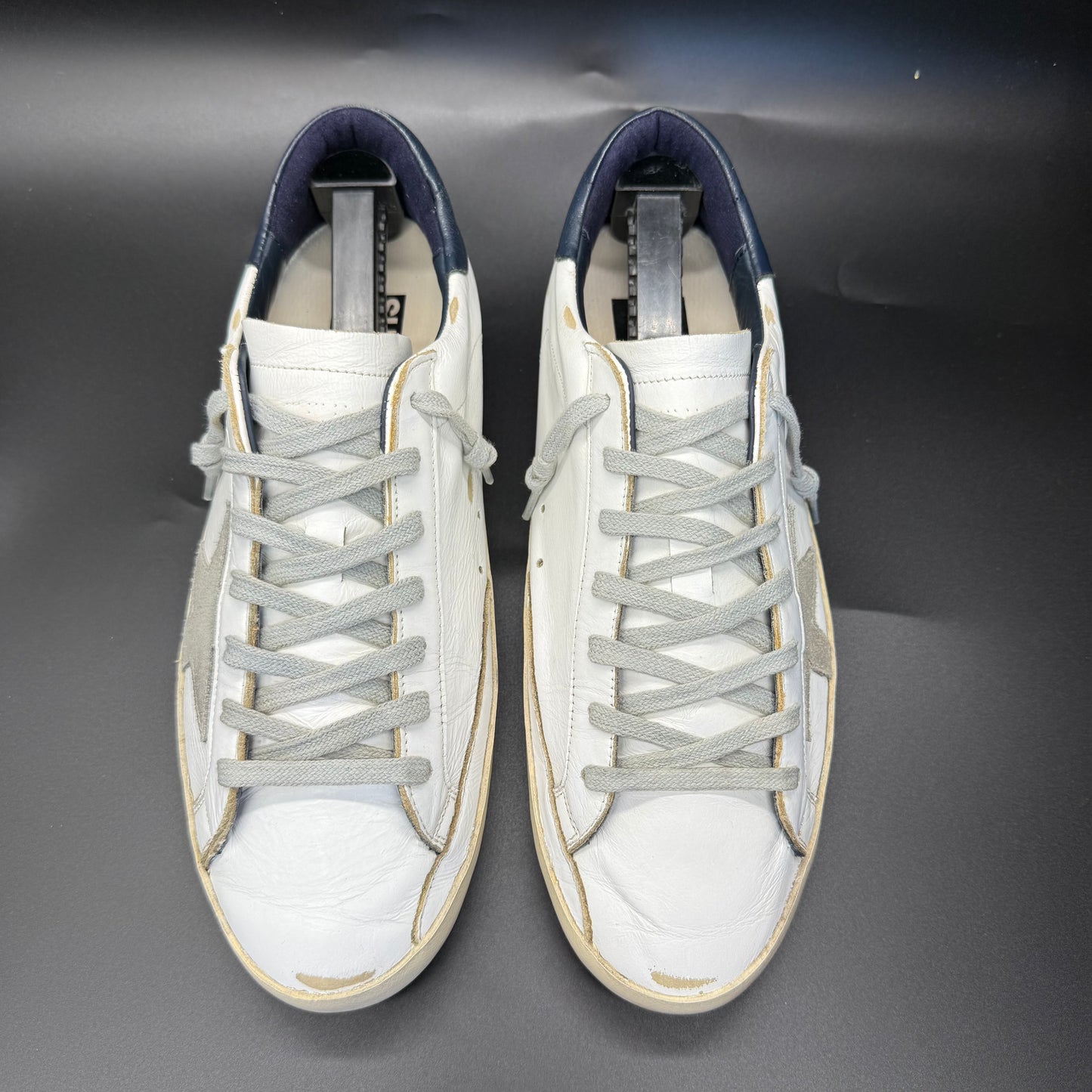 Golden Goose Superstar - Blanc/Bleu marine◼️