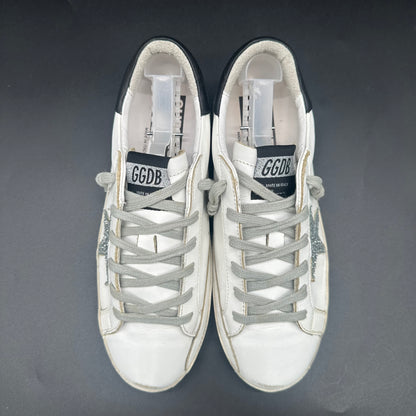 Golden Goose Superstar - Blanc Noir Paillettes C1290