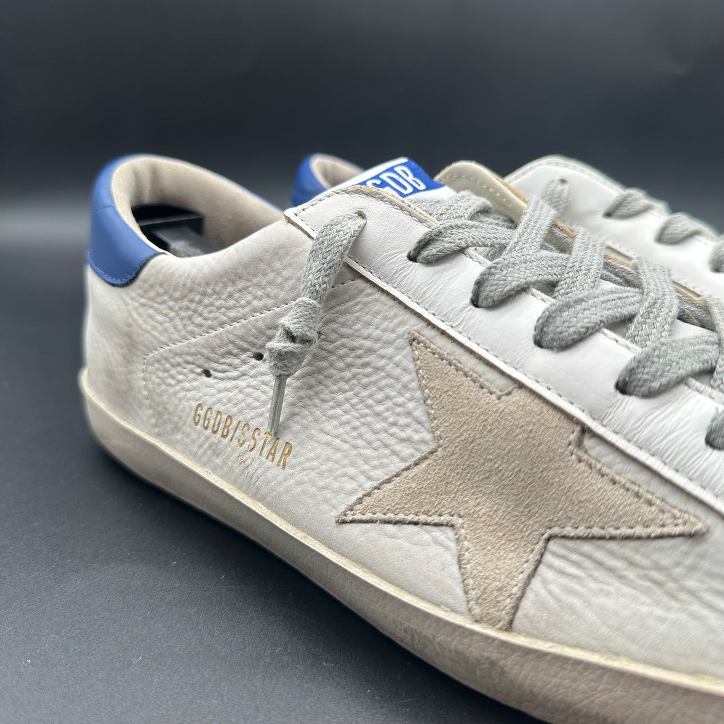 Golden Goose Superstar - Blanc Beige Bleu C1456
