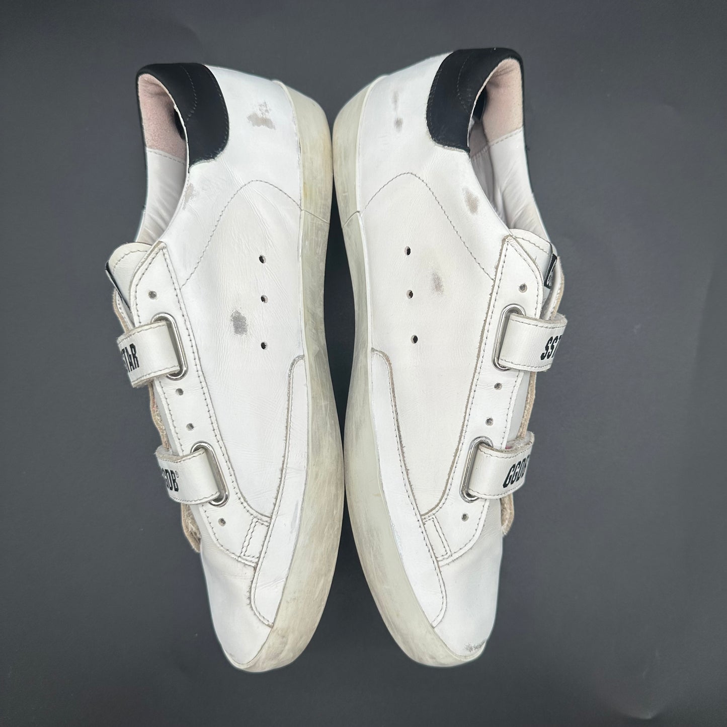 Golden Goose Old-School - Blanc Noir Rose J013