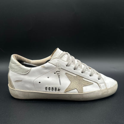 Golden Goose Superstar - Blanc Argent Beige C1261