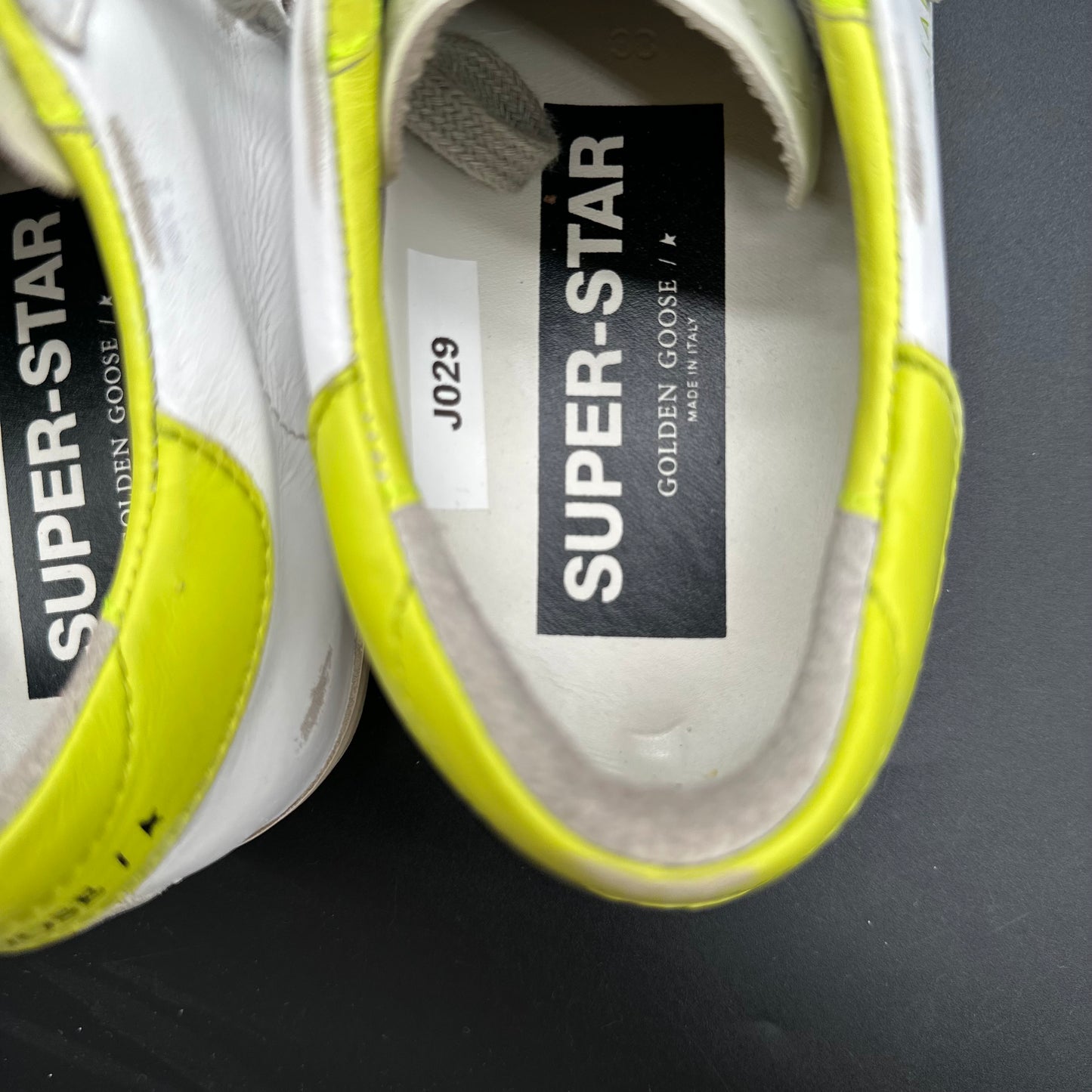 Golden Goose Superstar - Blanc Beige Jaune J029