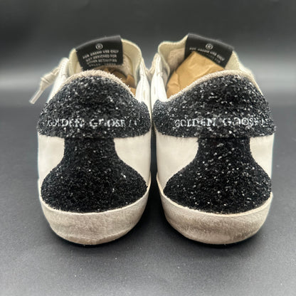 Golden Goose Superstar - Blanc Noir Or Paillettes P434