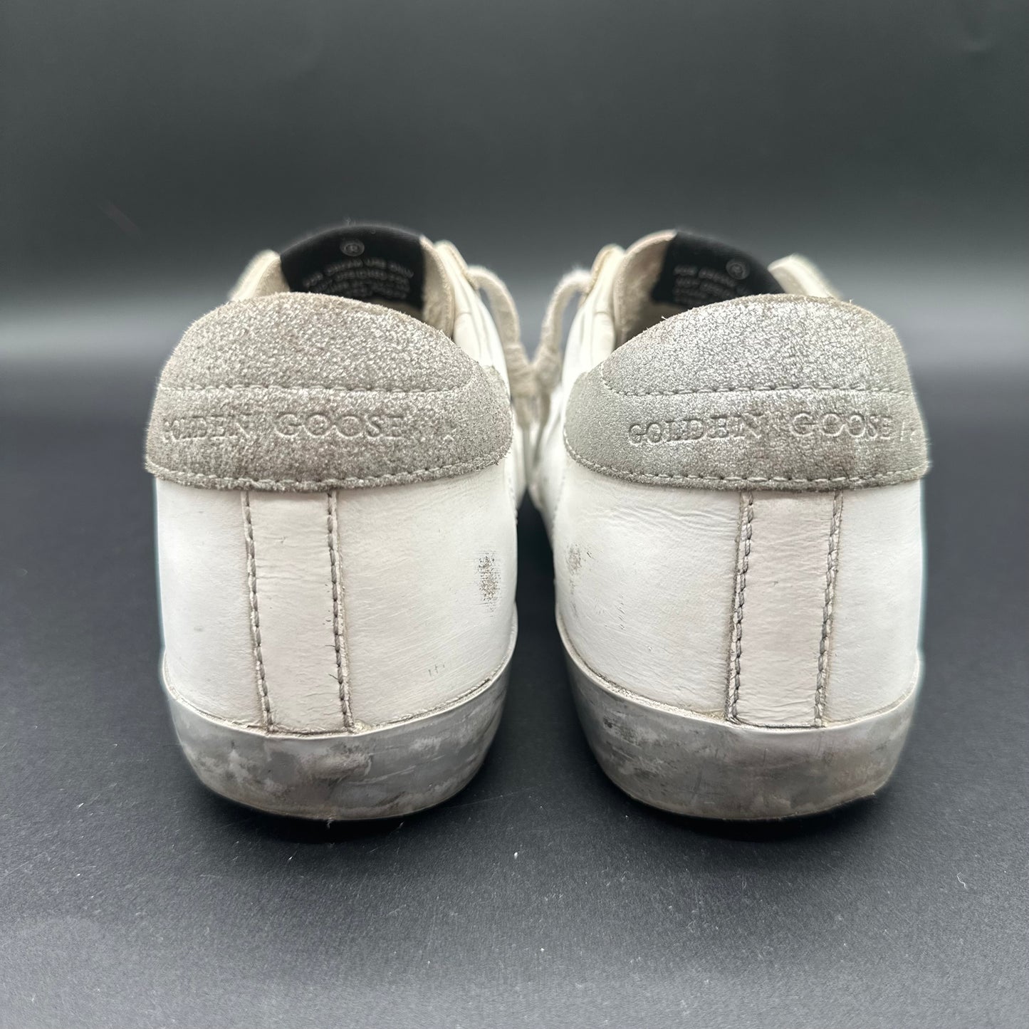 Golden Goose Superstar - Blanc Argent C1205