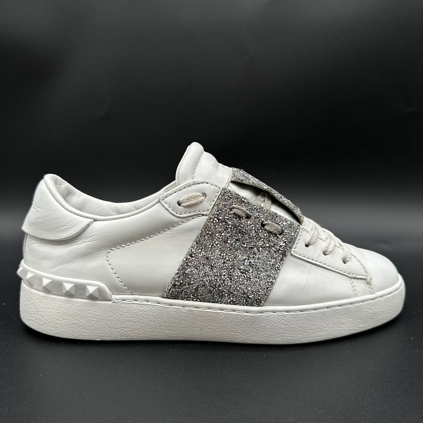 Valentino Open - Blanc Paillettes C1348