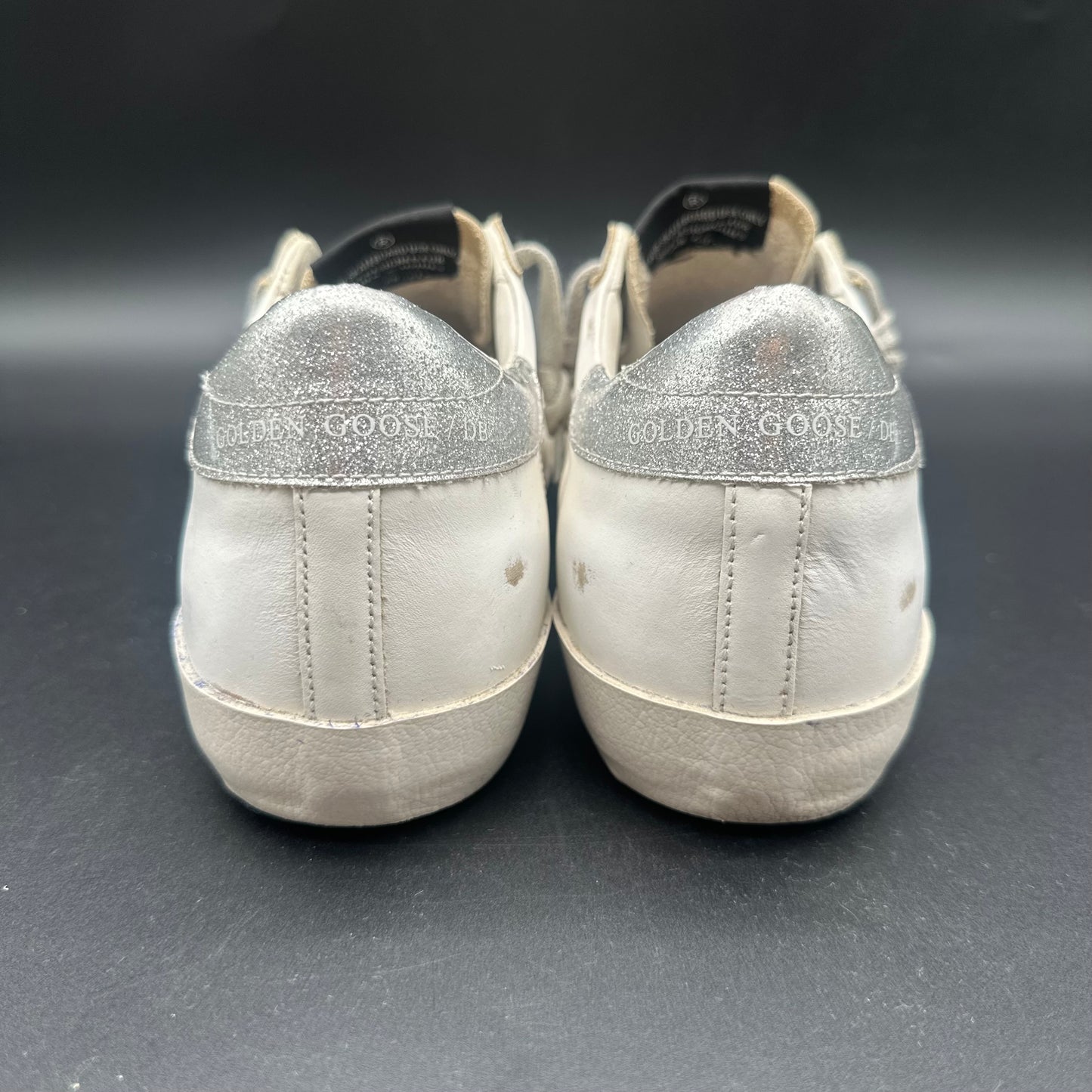 Golden Goose Superstar - Blanc Rose Argent C1280