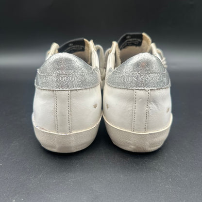 Golden Goose Superstar - Blanc Rose Argent C1280