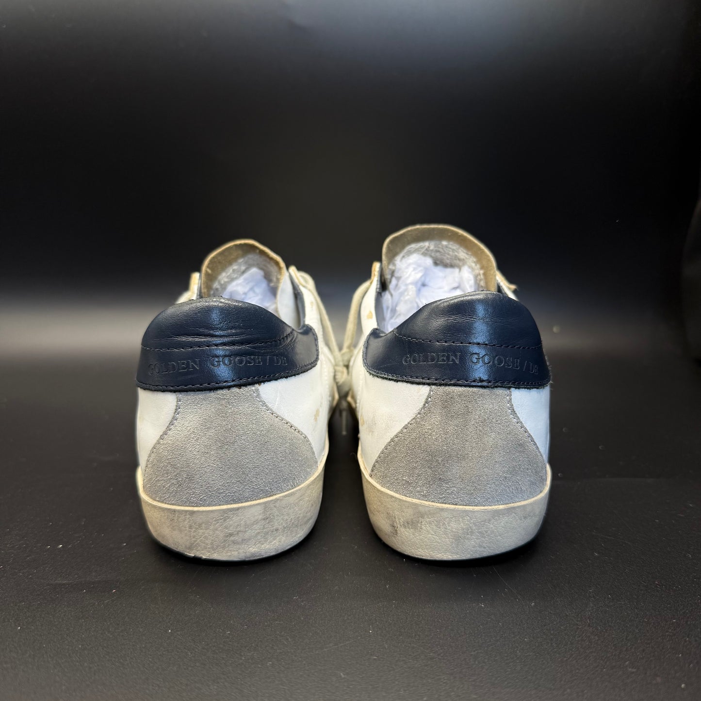 Golden Goose Superstar - Blanc/Bleu marine ◼️