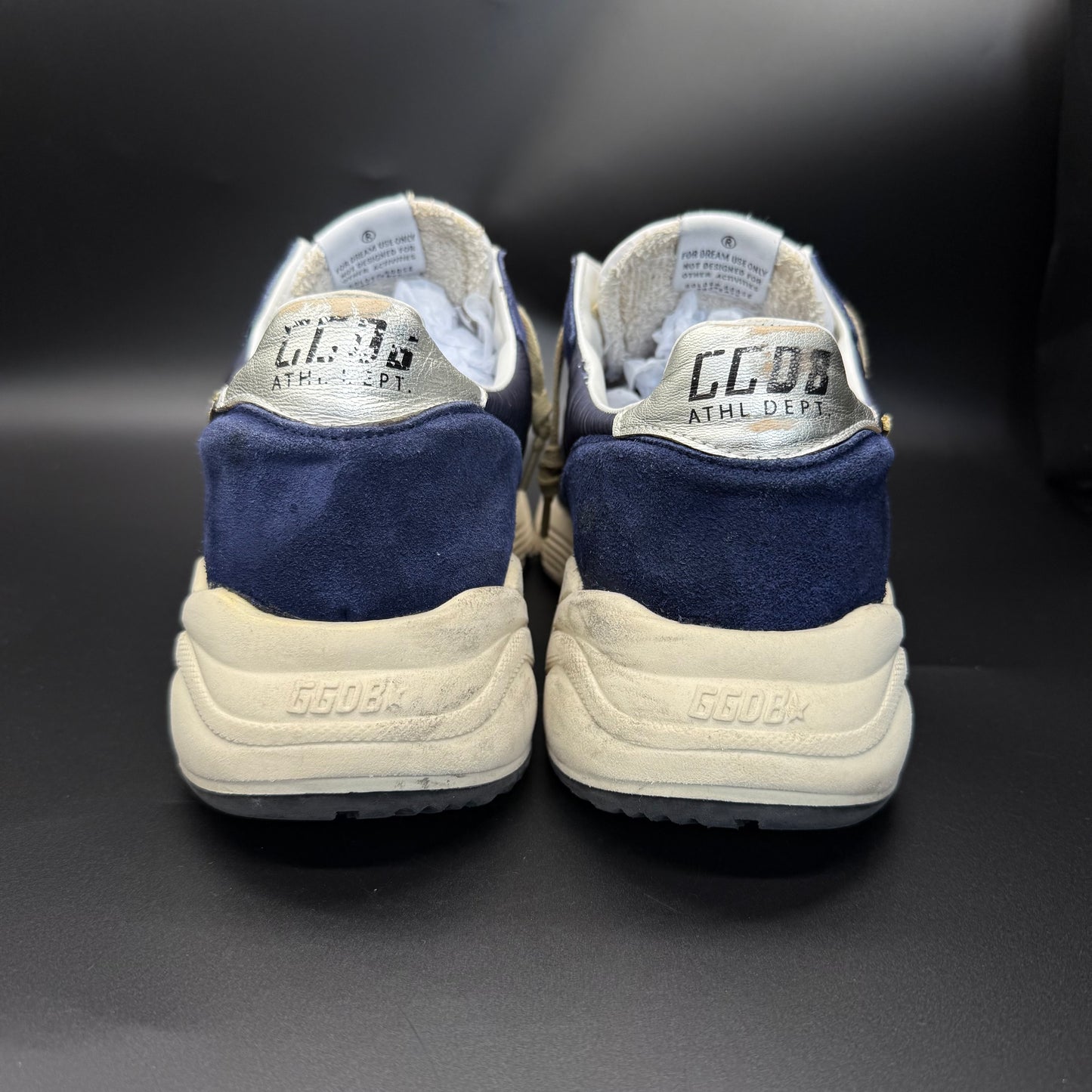 Golden Goose Running - Bleu marine/Blanc◾️